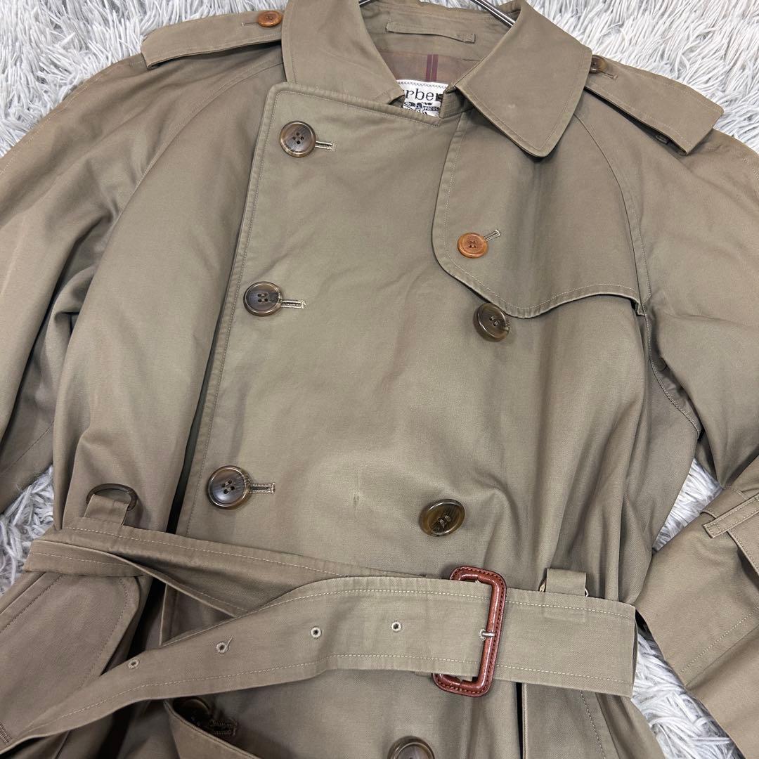 希少 並行輸入 正規バーバリーズ ヴィンテージ トレンチコート ノバチェック