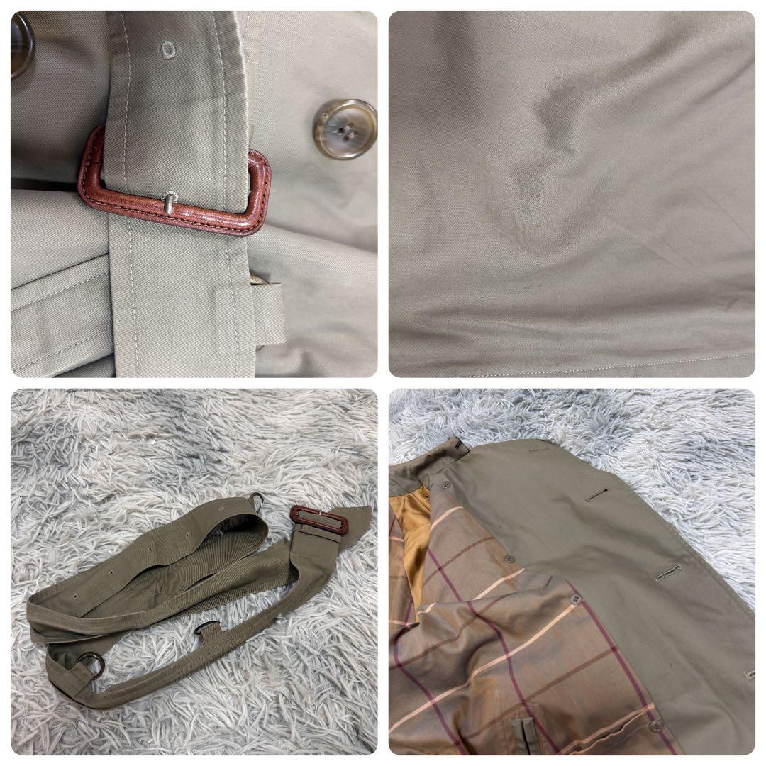 希少 並行輸入 正規バーバリーズ ヴィンテージ トレンチコート ノバチェック