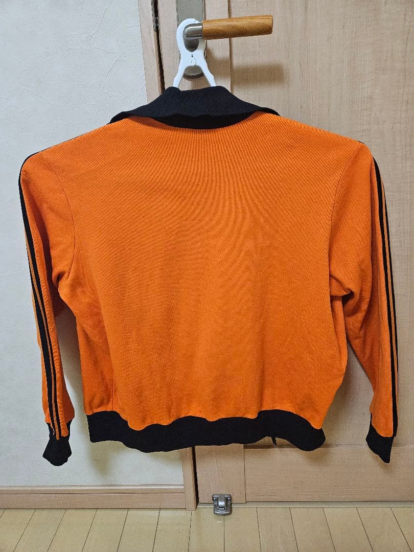 adidas オレンジ ジャージ デサント製 70s～80s