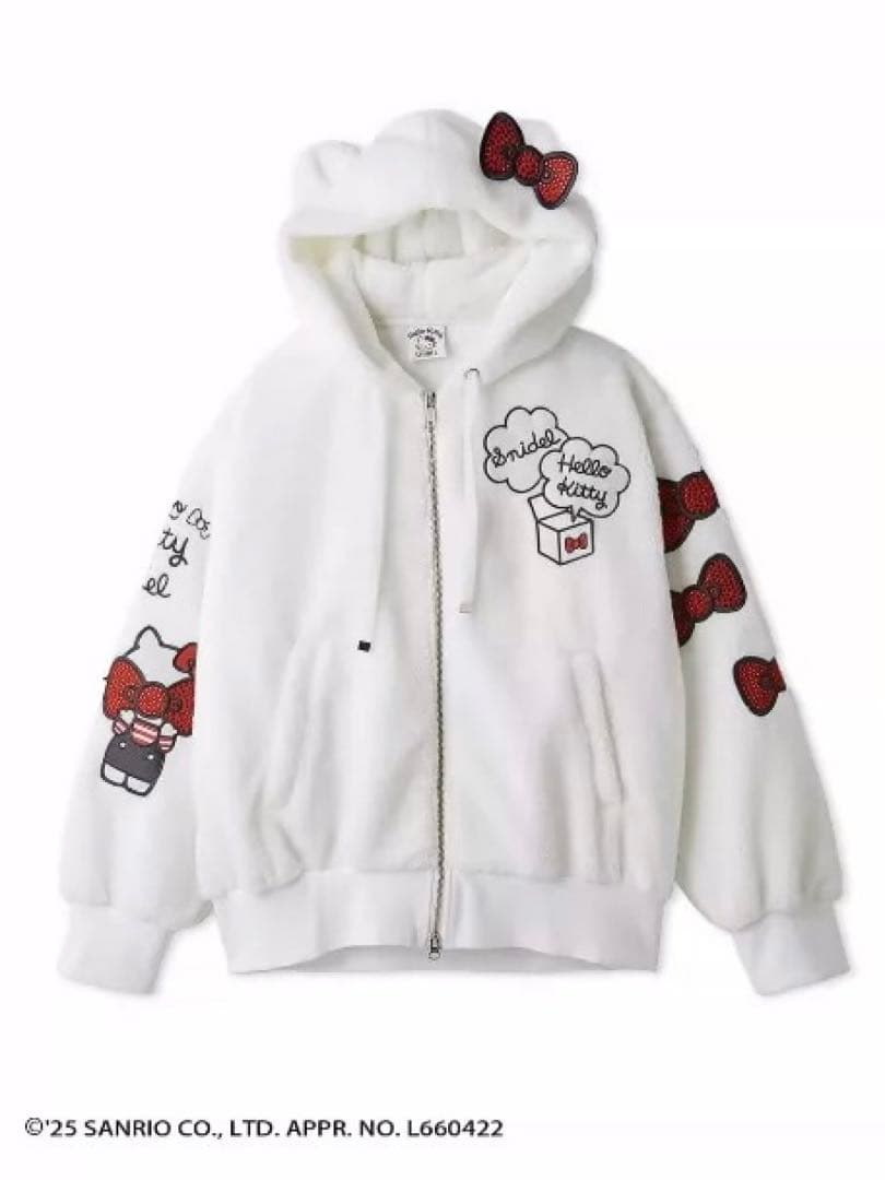 SNIDEL スナイデル ハローキティコラボ♡ボアパーカー
