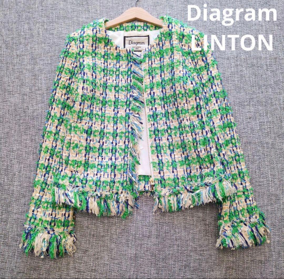 Diagram LINTON ノーカラージャケット