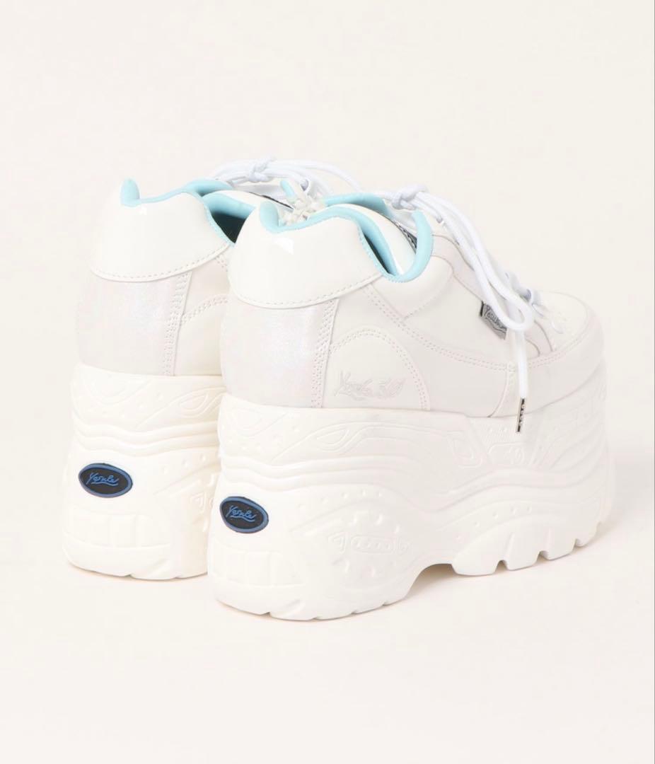 【新品未使用】YOSUKE 厚底 レースアップスニーカー 2601023