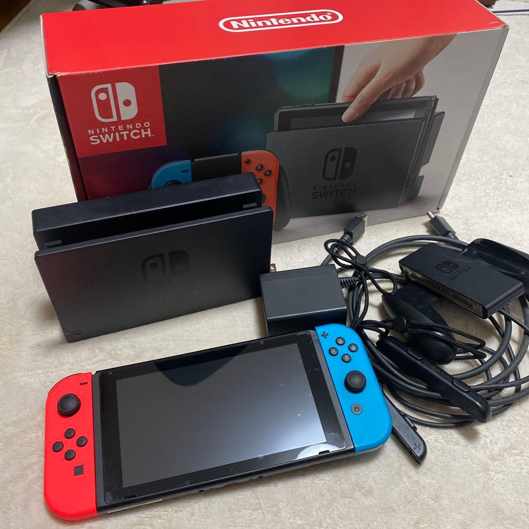 Nintendo Switch 本体 赤/青 Joy-Con、マリオカート付き