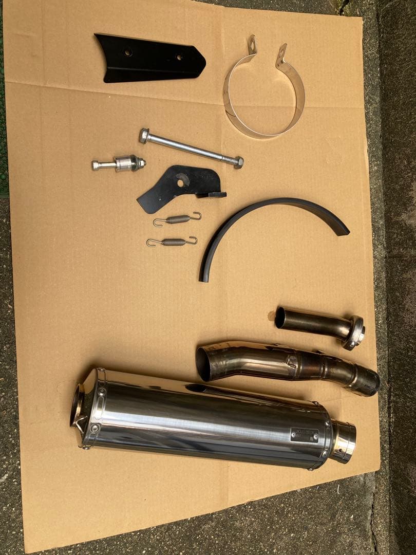 vストローム250用ビームス R-EVOステンレス スリップオンマフラー