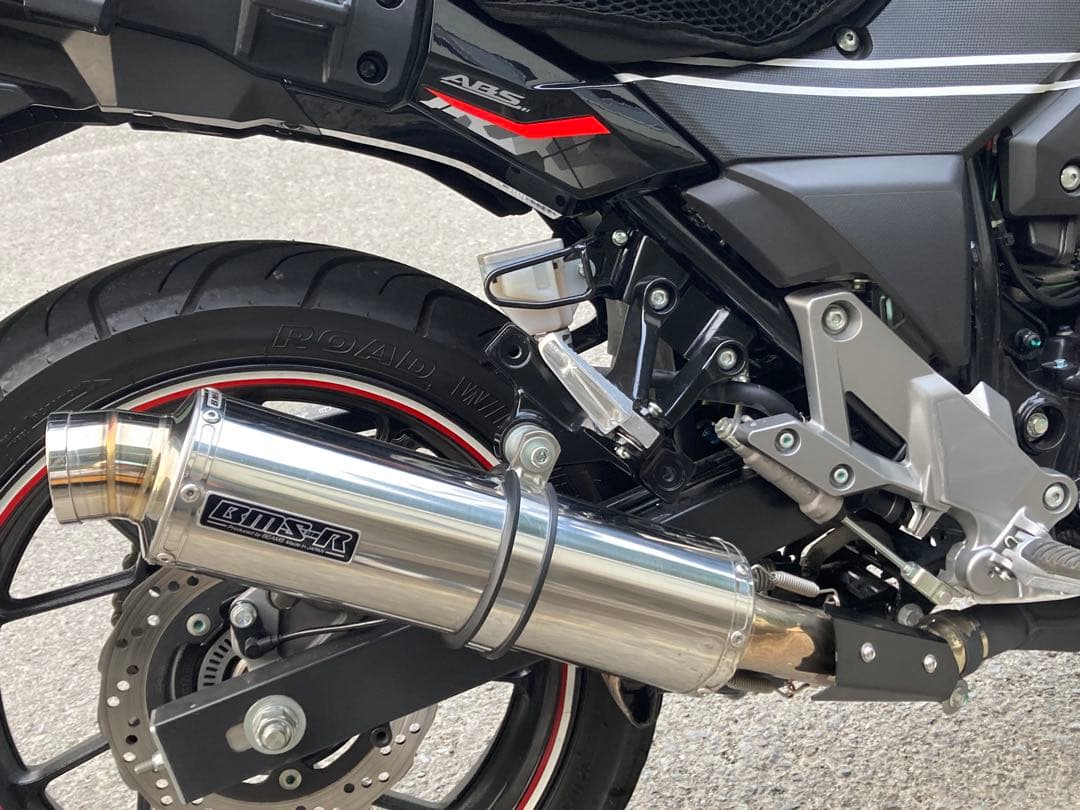 vストローム250用ビームス R-EVOステンレス スリップオンマフラー