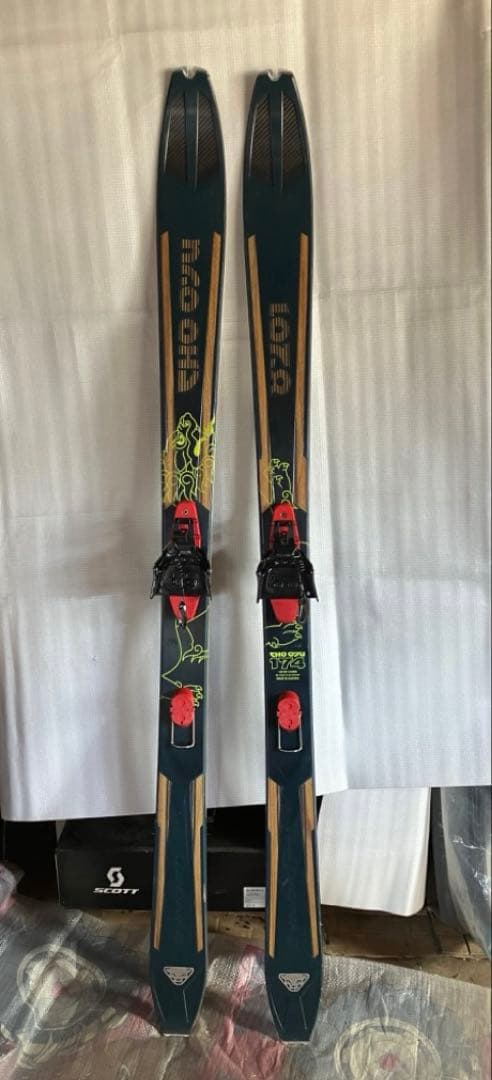 テレマークスキー板　Dynafit ChoOyu 174㎝　ビンディング付き