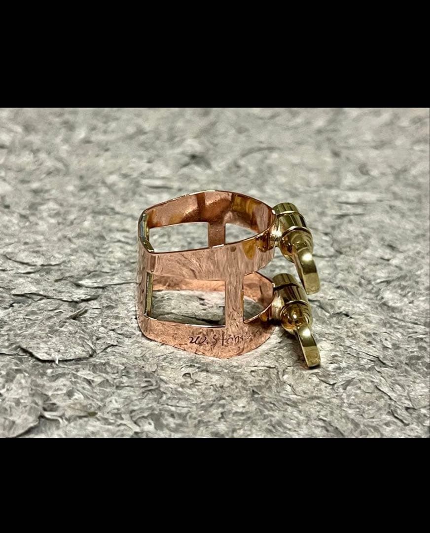 Woodstone ソプラノサックス用リガチャー CO 銅製