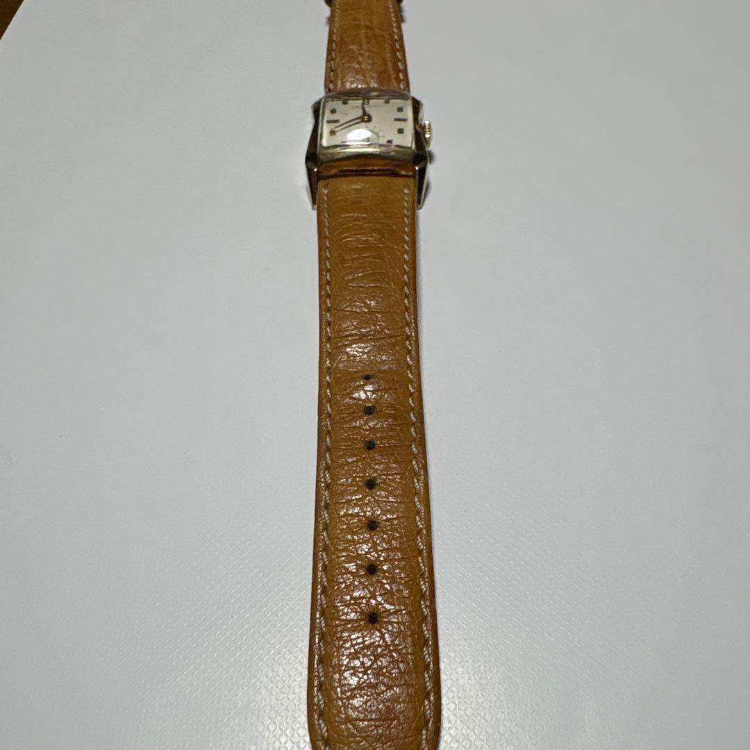 HAMILTON 手巻きアナログ時計 ゴールド