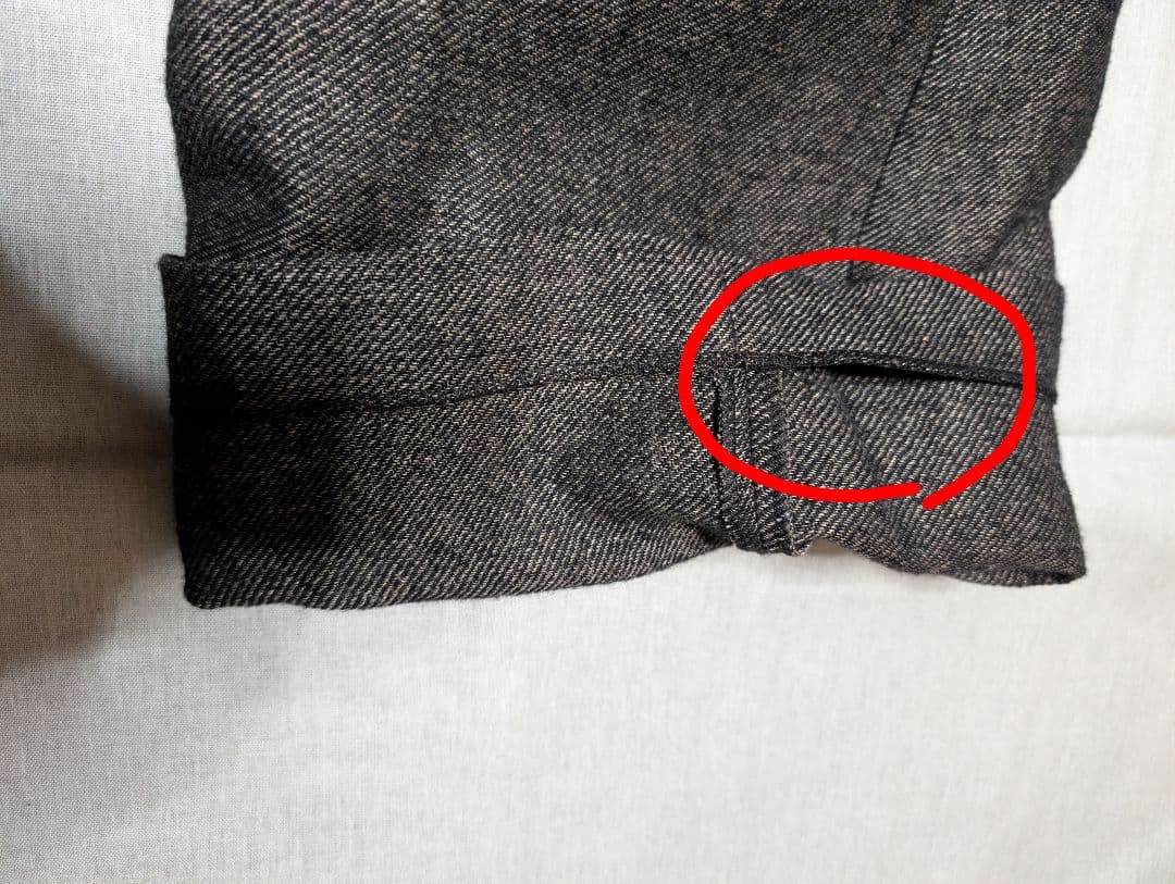 LIDNM Wool Linen Baggy Slacks 【Lサイズ】