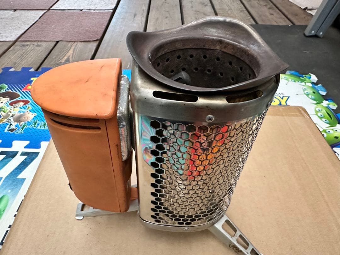 バイオライト　キャンプストーブ 初代 グリル付き