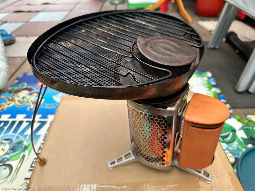 バイオライト　キャンプストーブ 初代 グリル付き