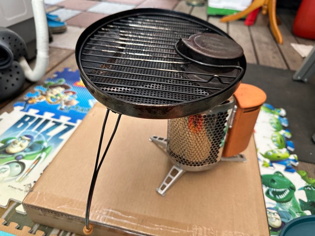 バイオライト　キャンプストーブ 初代 グリル付き