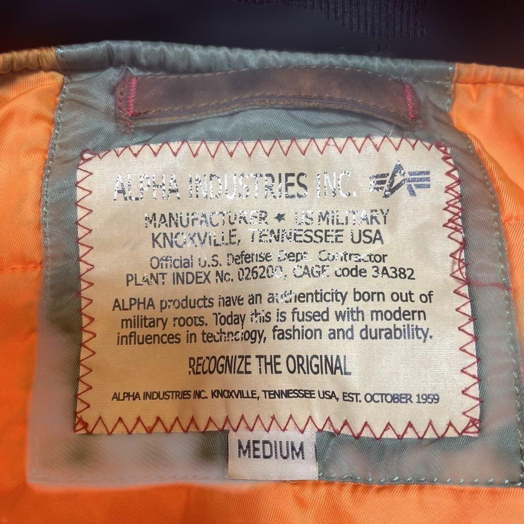 ひ*こ様 ALPHA INDUSTRIES MA-1 フライトジャケット M