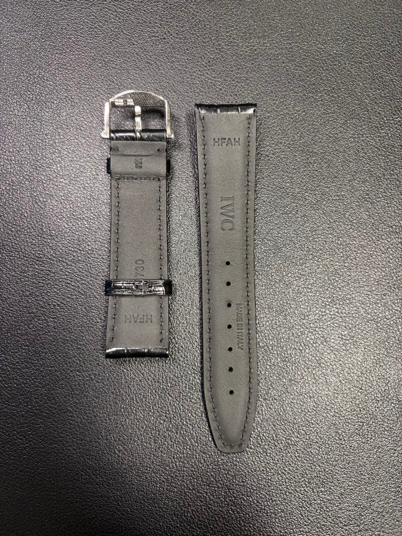 【未使用】IWC ポートフィノ純正革ベルト　※交換用ベルト+ピンバックル