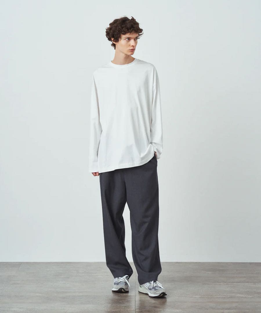 【美品】atonエイトンOversized LongSleeve Tshirt