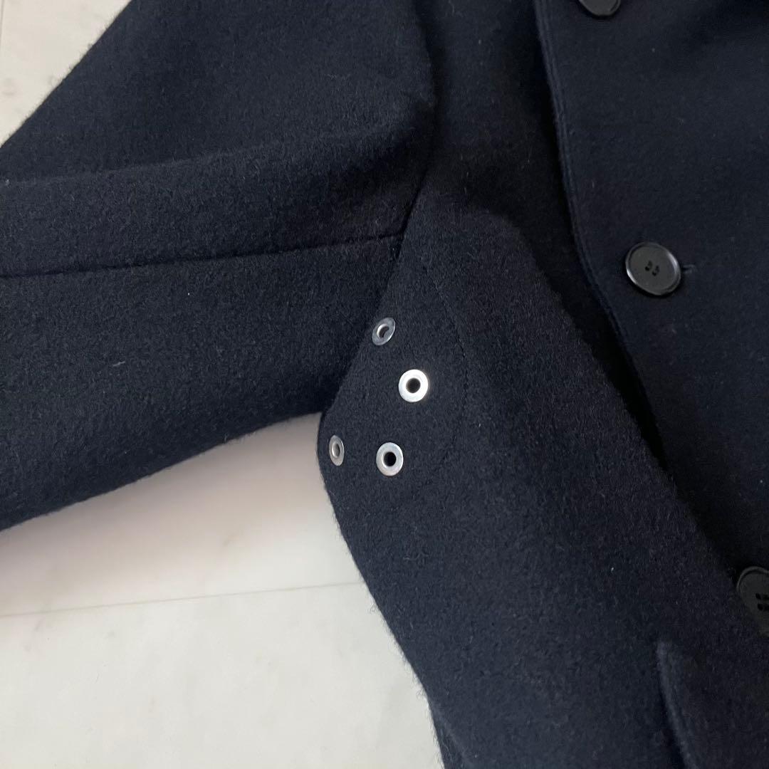 美品✨マッキントッシュロンドン ウール ピーコート ベルト ネイビー 38