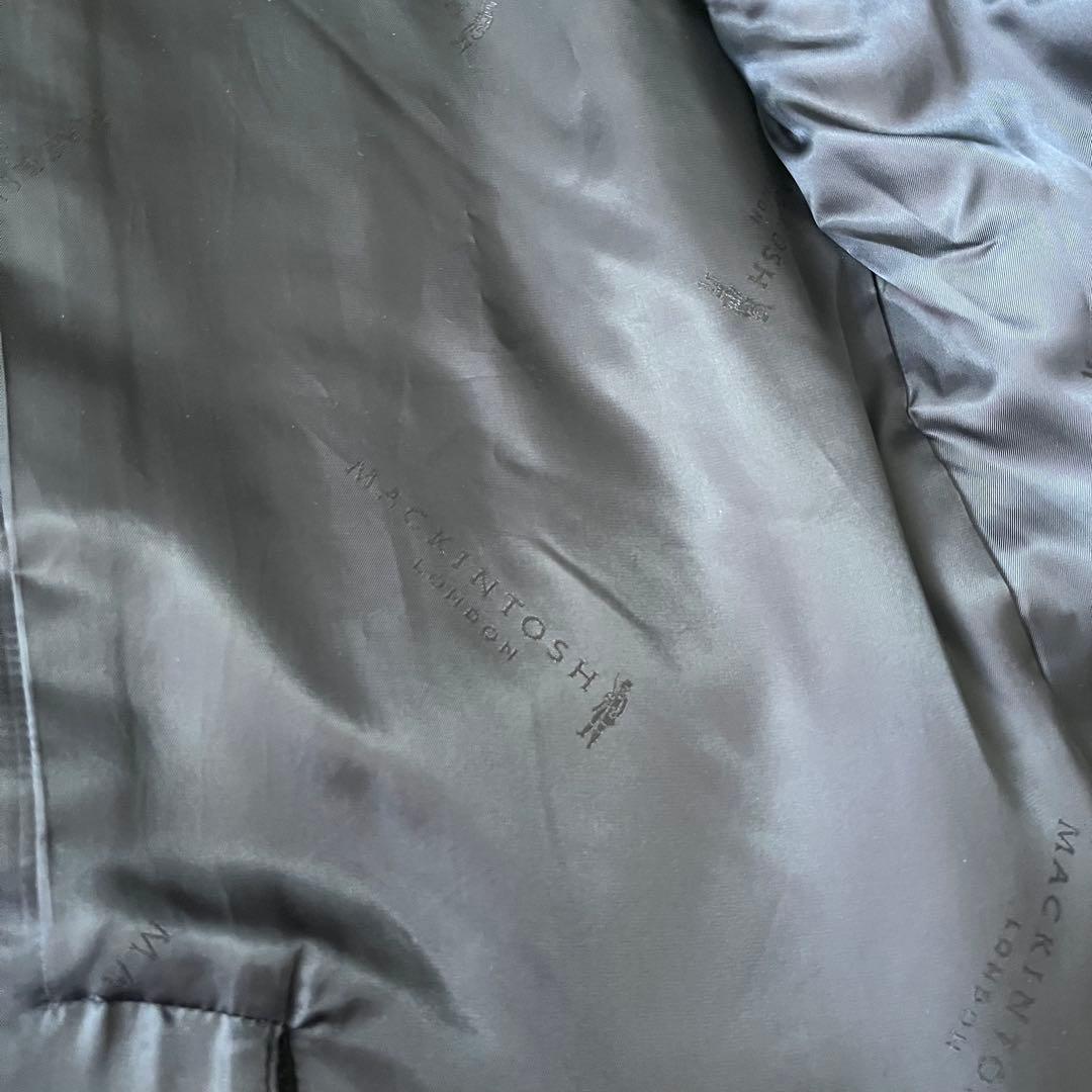 美品✨マッキントッシュロンドン ウール ピーコート ベルト ネイビー 38