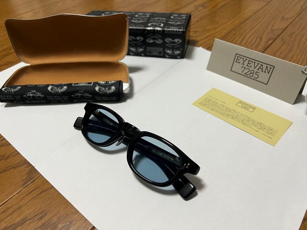EYEVAN 7285 351 ブラック サングラス