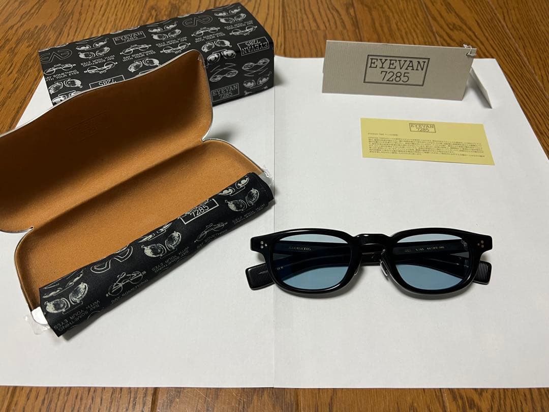 EYEVAN 7285 351 ブラック サングラス