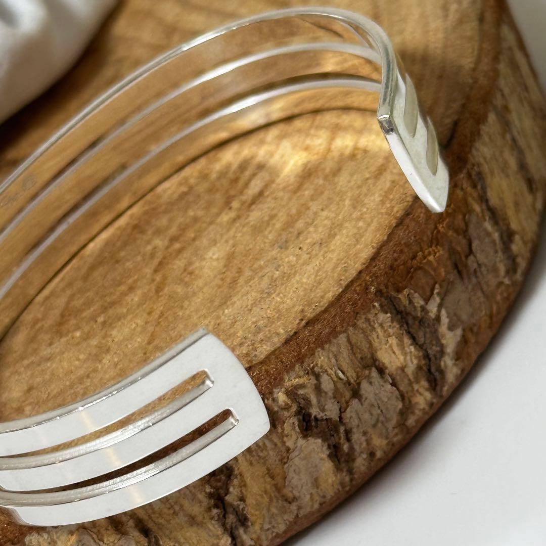 【美品】スタージュエリー SV925 バングル シルバー シンプル