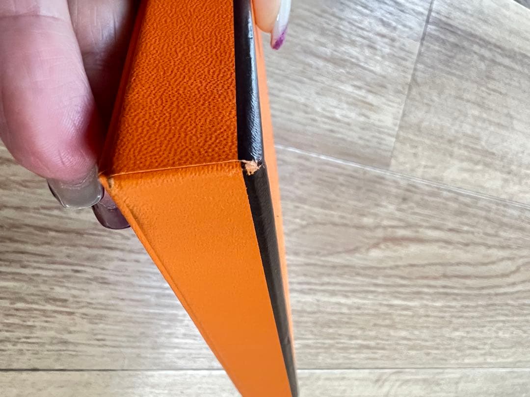 HERMES シルクノート羽根デザイン