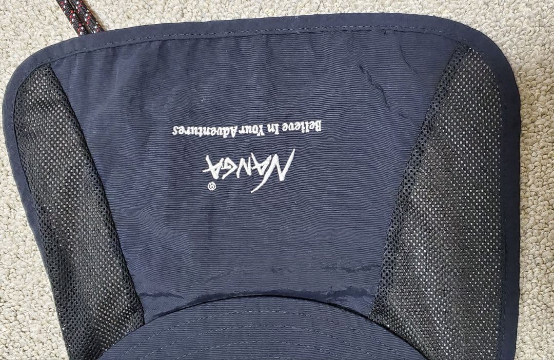 NANGA ナンガ ブラック ナイロンタッサー サンシェードハット フリーサイズ