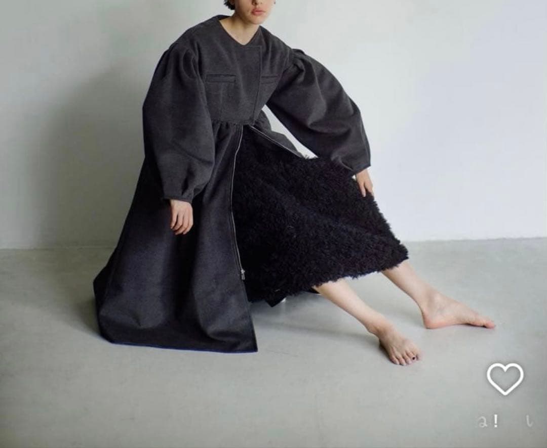 【極美品】Bibiy. OPHELIA COAT グレー
