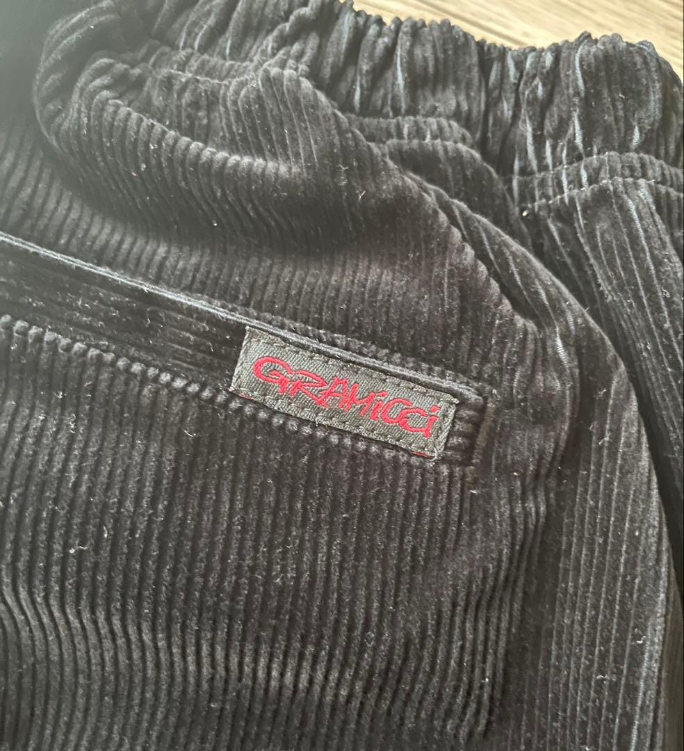 グラミチ GUP-21F047 テーパードパンツ S ブラック