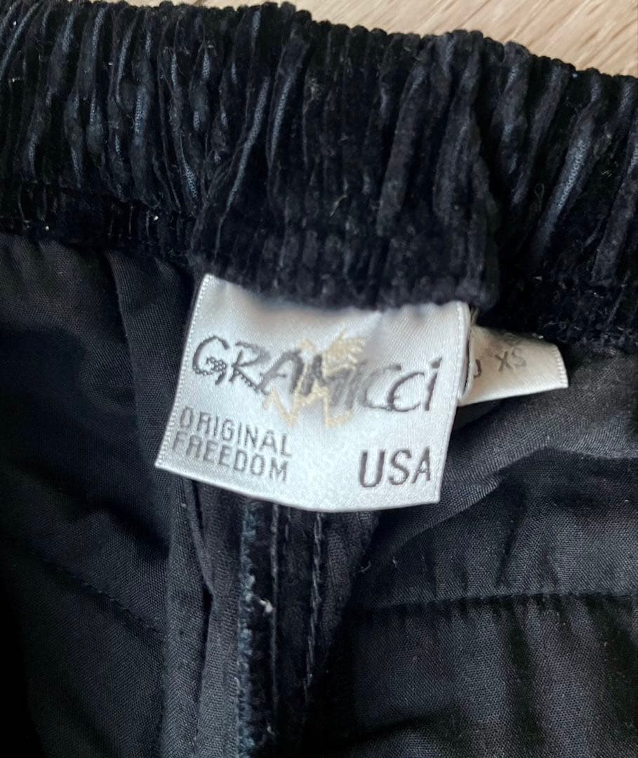 グラミチ GUP-21F047 テーパードパンツ S ブラック