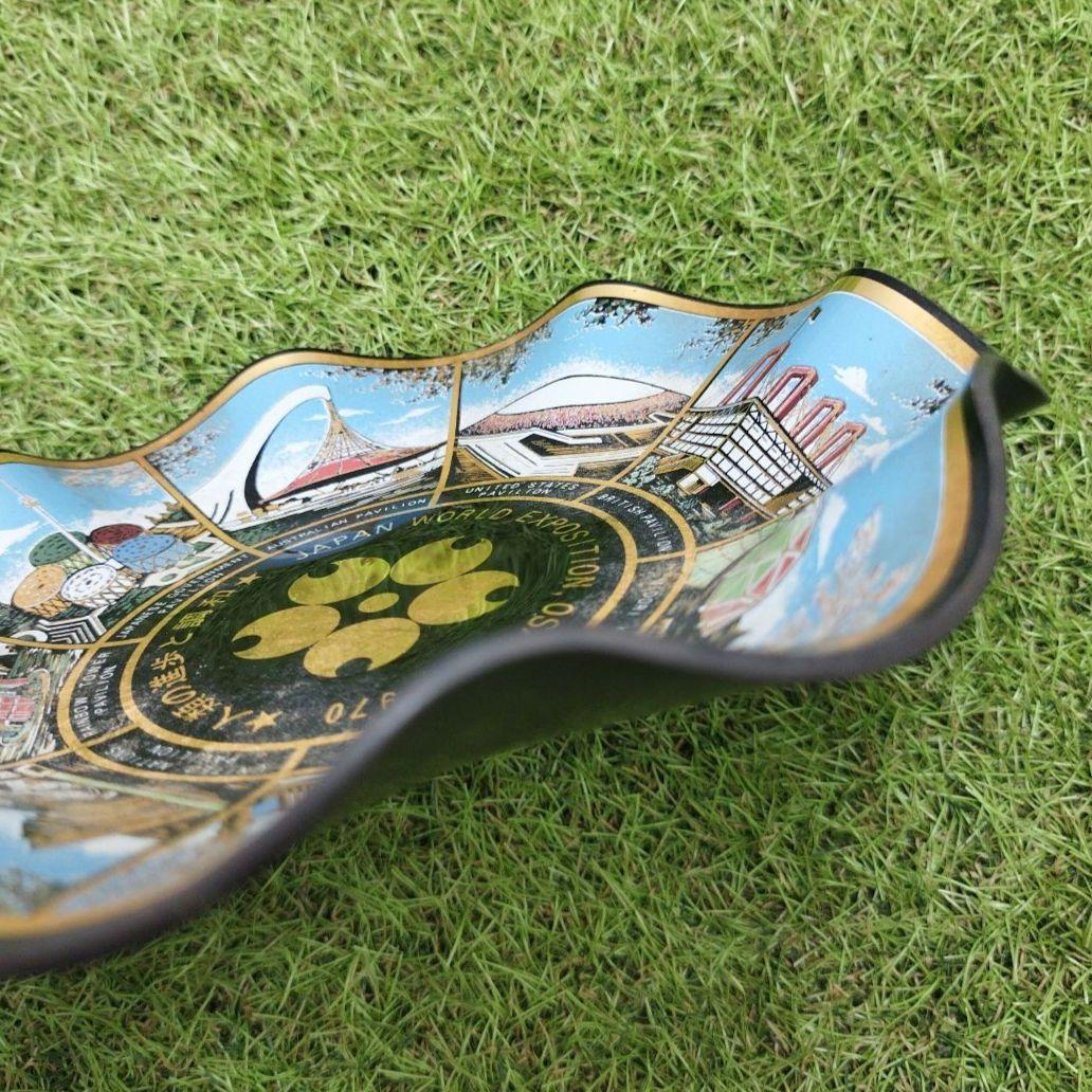 EXPO70 大阪万博 記念品 絵皿 当時物