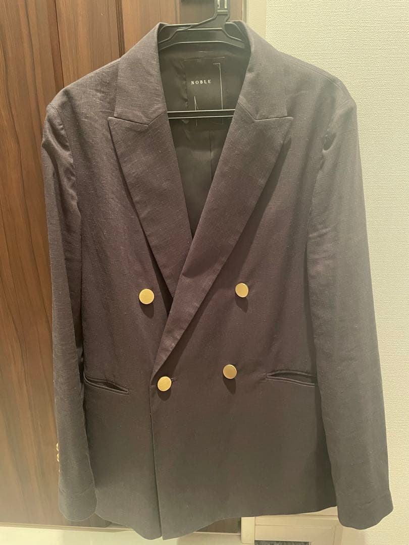 Noble 麻ジャケット2025モデル　レディースM(38)