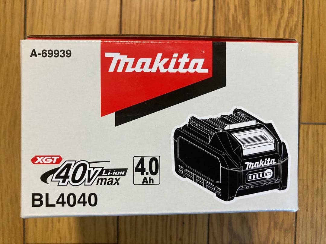 マキタ　純正バッテリー　40V 4,0Ah BL4040