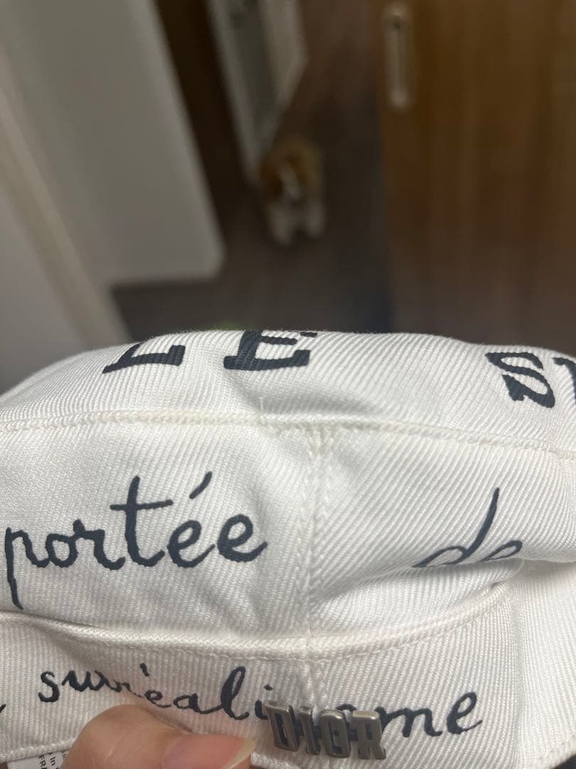 【シミ、型崩れ】ディオール キャスケット