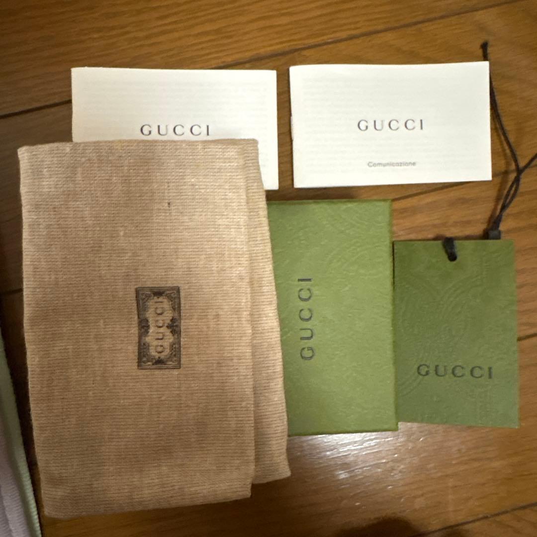 早い者勝ち‼️GUCCI ブラック レザー キーケース ケース付 523683