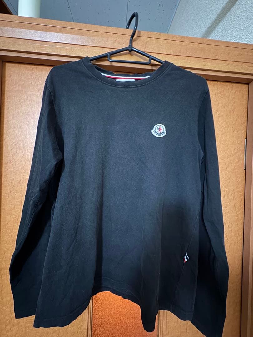 MONCLER ブラック 長袖 Tシャツ M