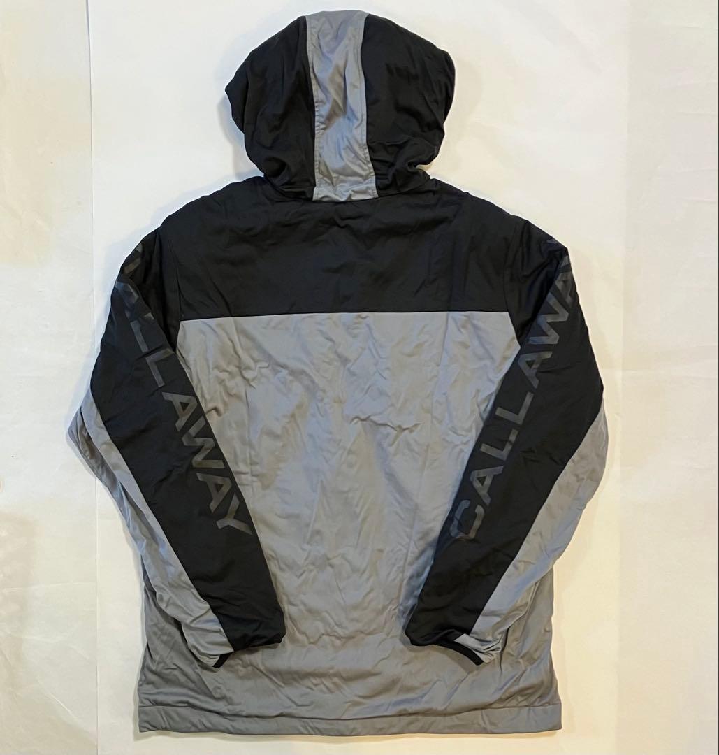キャロウェイ ふんわり裏地 中綿風 フーディ 未使用タグ付L、ストレッチ防風撥水