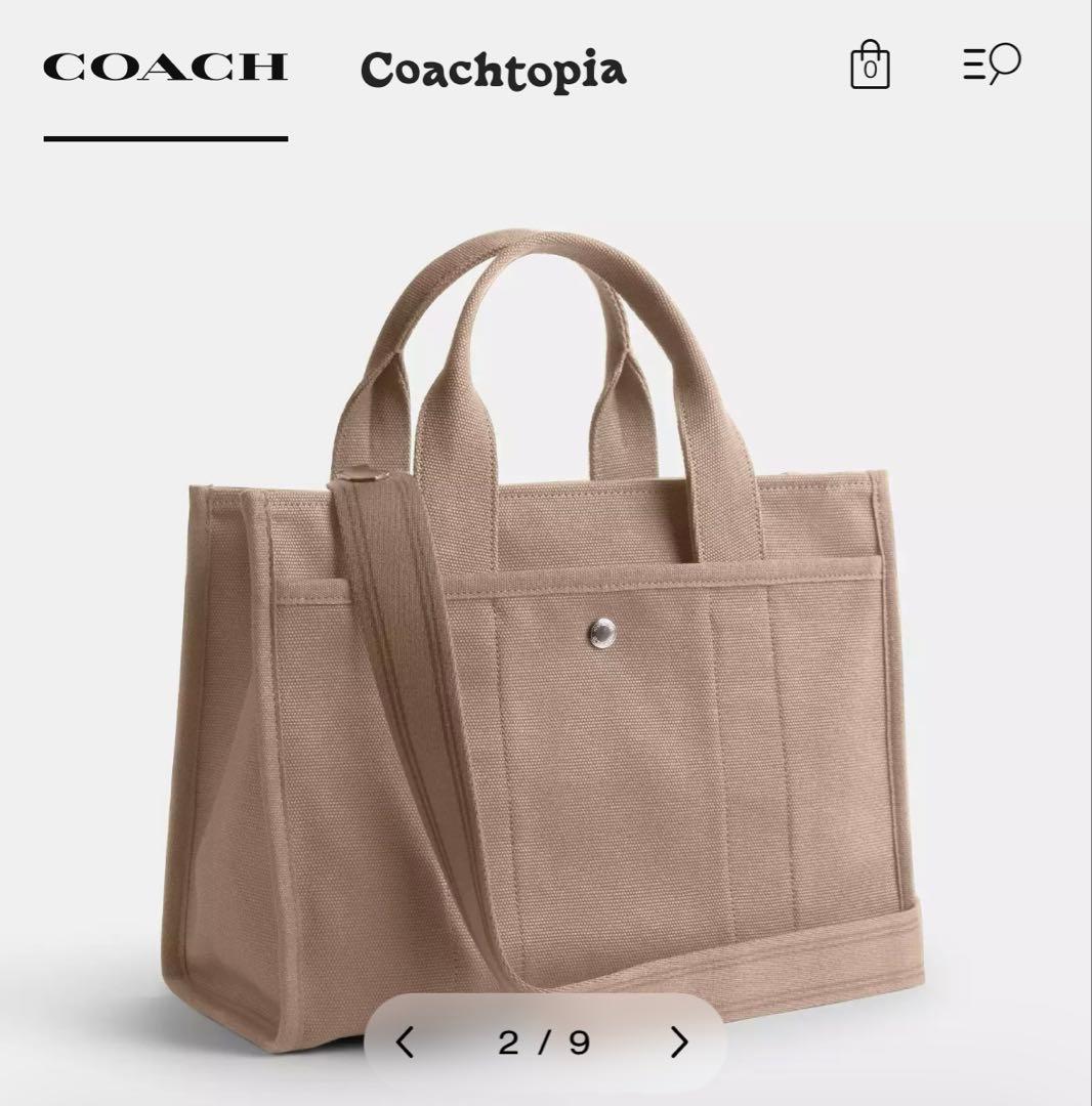 新品COACH♡カーゴトートバッグ