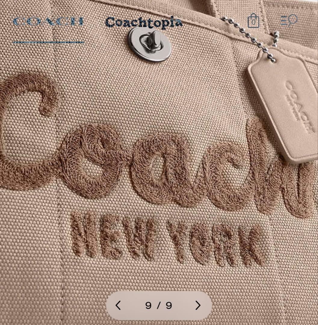 新品COACH♡カーゴトートバッグ