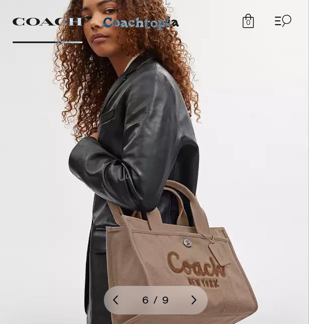 新品COACH♡カーゴトートバッグ