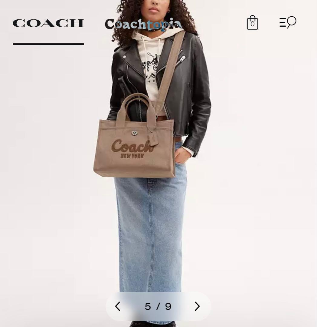 新品COACH♡カーゴトートバッグ