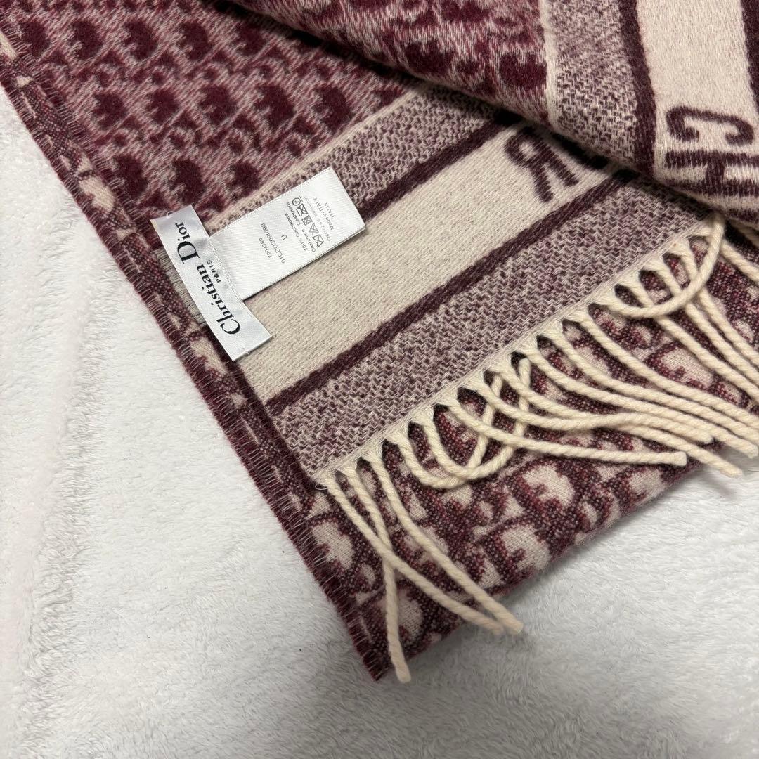 希少　Christian Dior カシミヤ マフラー 45x200cm