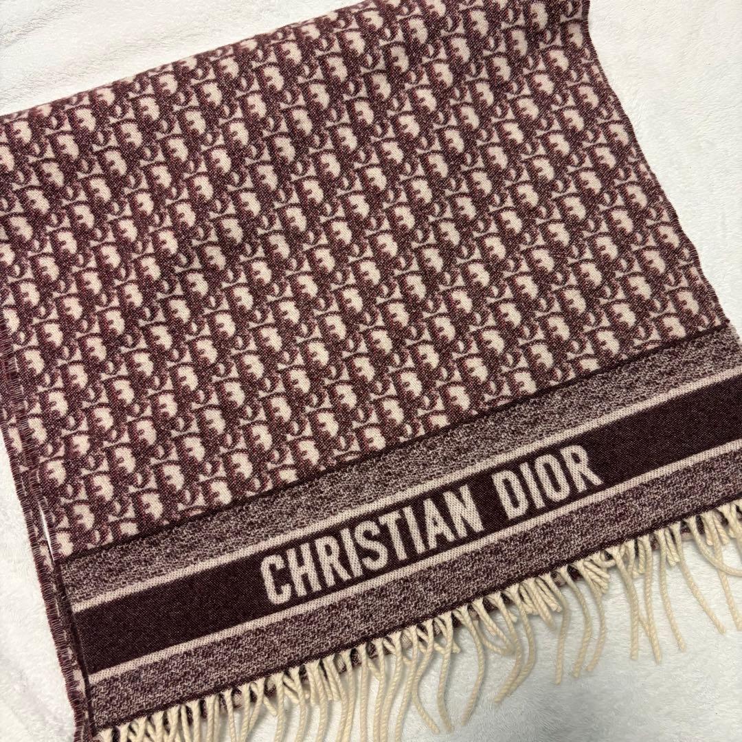 希少　Christian Dior カシミヤ マフラー 45x200cm