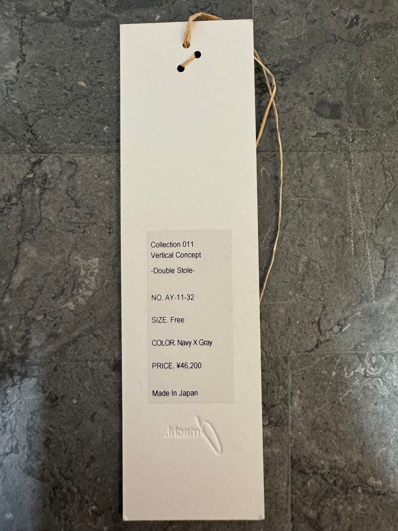 amachi. ダブルストール ネイビー×グレー