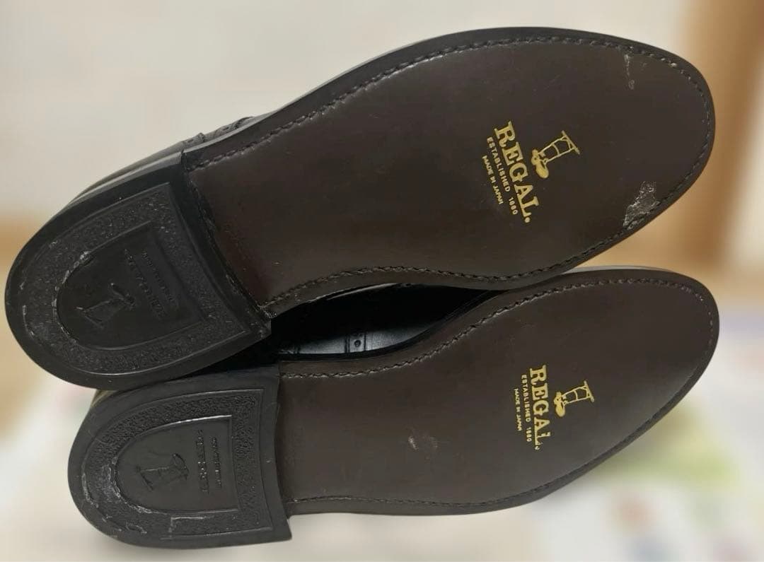 ☆専用☆ ほぼ未使用REGALウイングチップA915334 25.5cmブラック