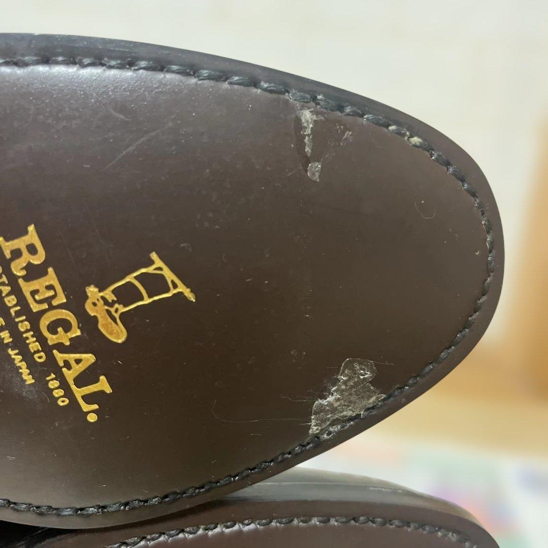 ☆専用☆ ほぼ未使用REGALウイングチップA915334 25.5cmブラック