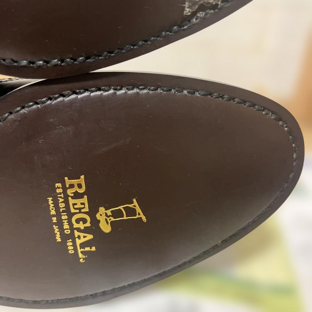 ☆専用☆ ほぼ未使用REGALウイングチップA915334 25.5cmブラック