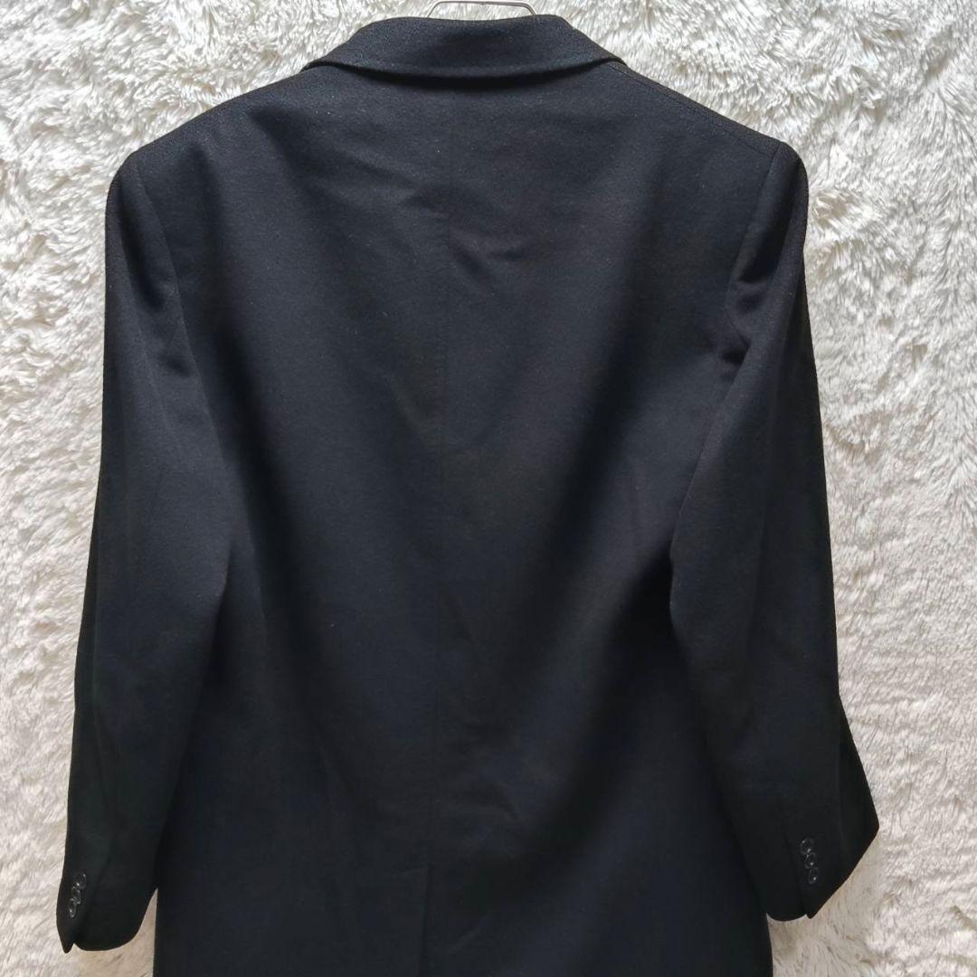 バーニーズニューヨーク カシミア100 チェスターコート ブラック