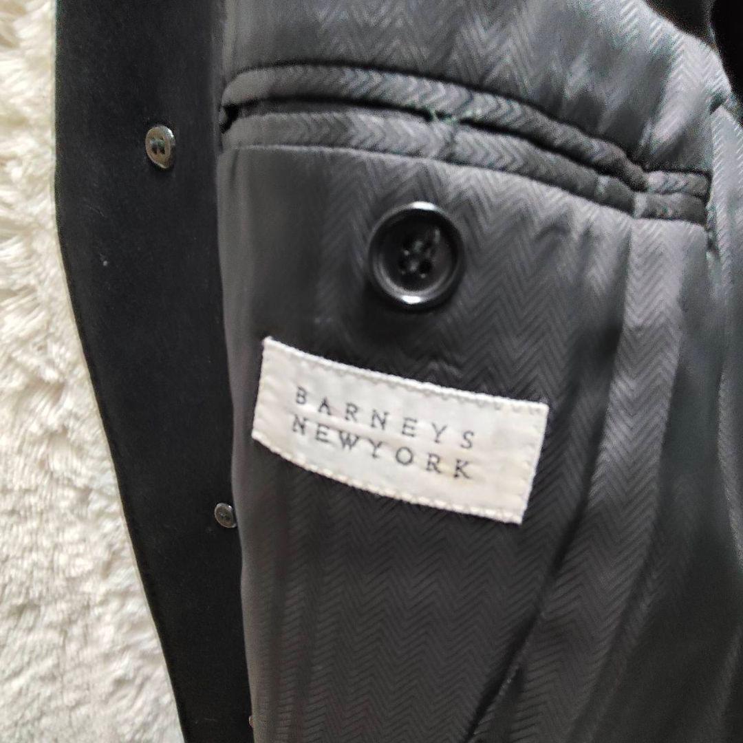 バーニーズニューヨーク カシミア100 チェスターコート ブラック