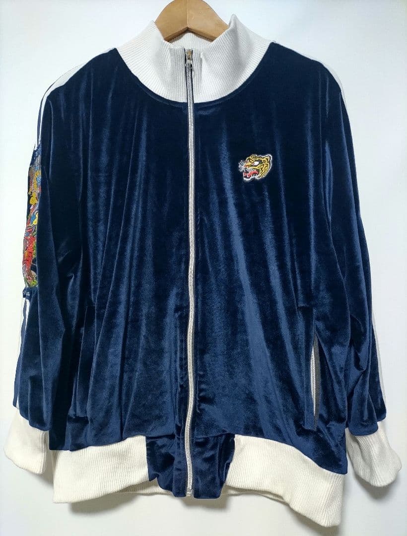 チュウカタベタイ Velor drg track jacket