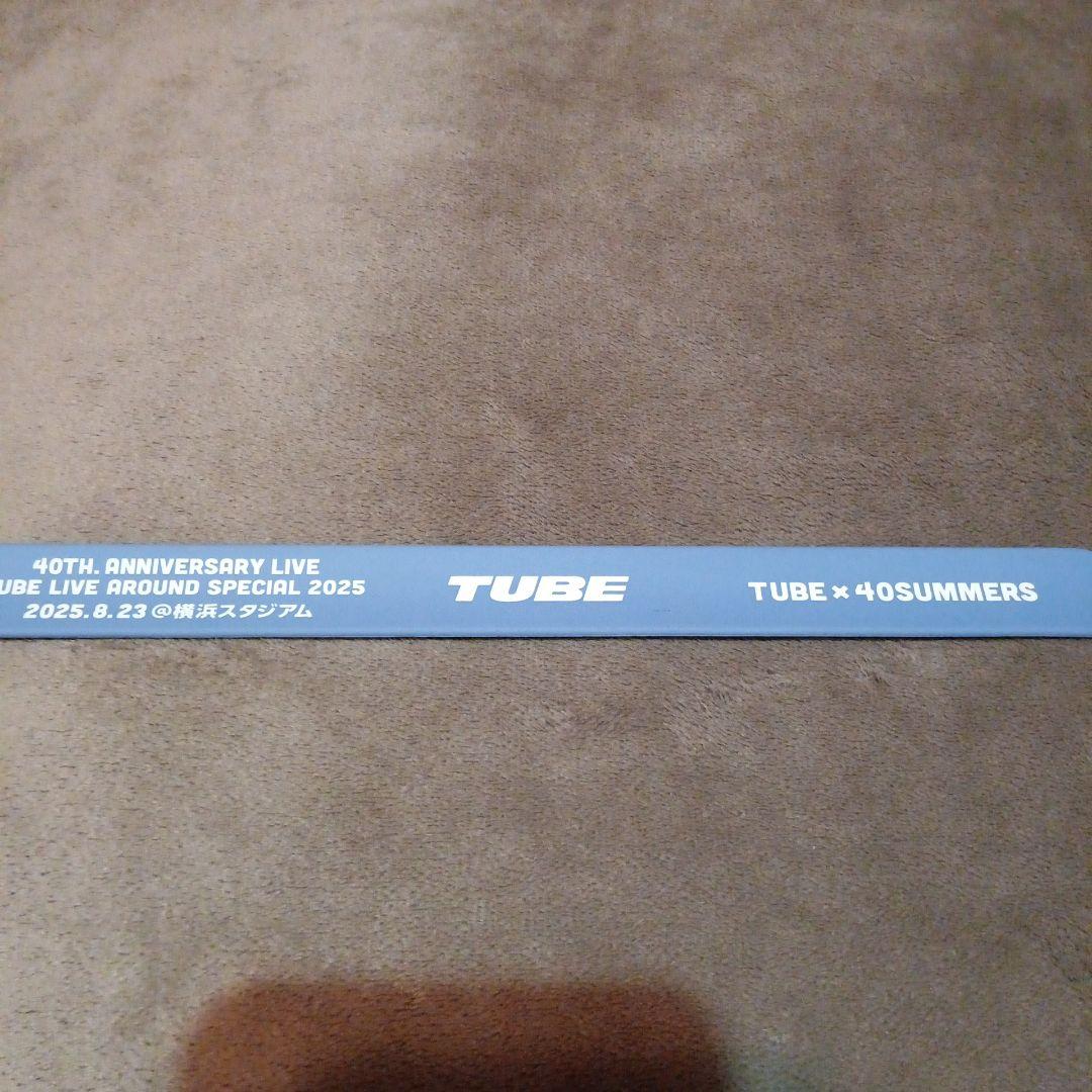TUBE 40周年記念 ボタン付きシャツ ユニフォーム M　リストバンド付き
